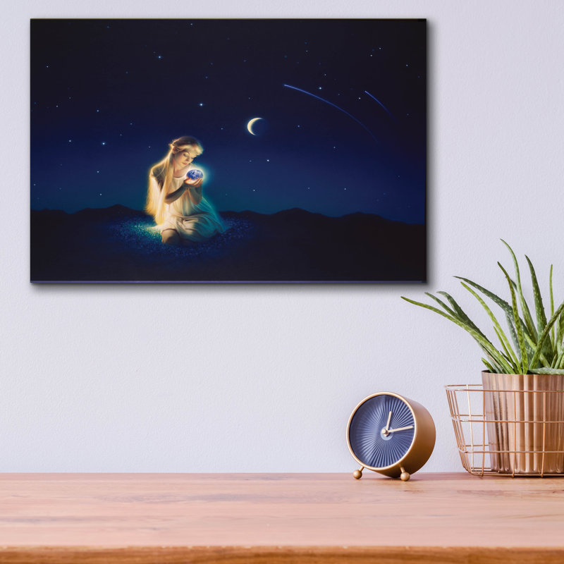 «Small Miracle» par Kirk Reinert, art mural en verre acrylique, H 12 po x l 16 po x P 0,13 po