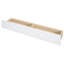 Lit double en blanc avec raccordement et grande armoire avec tiroir de rangement-121098477-121098478