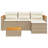 Acacia 4 - Person Patio Conversation Set with Cushions-97884475-97912529