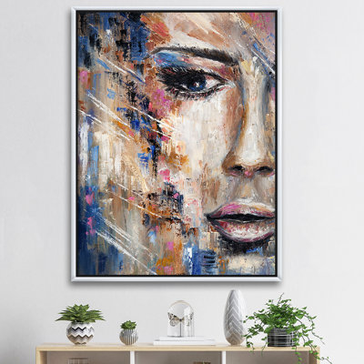 Portrait d'une jeune femme IV - reproduction d'art sur toile