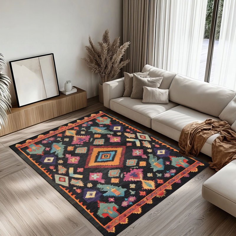 Tapis de salon Nora Art, Rectangle 3 pi 9,81 po x 4 pi 11,06 po
