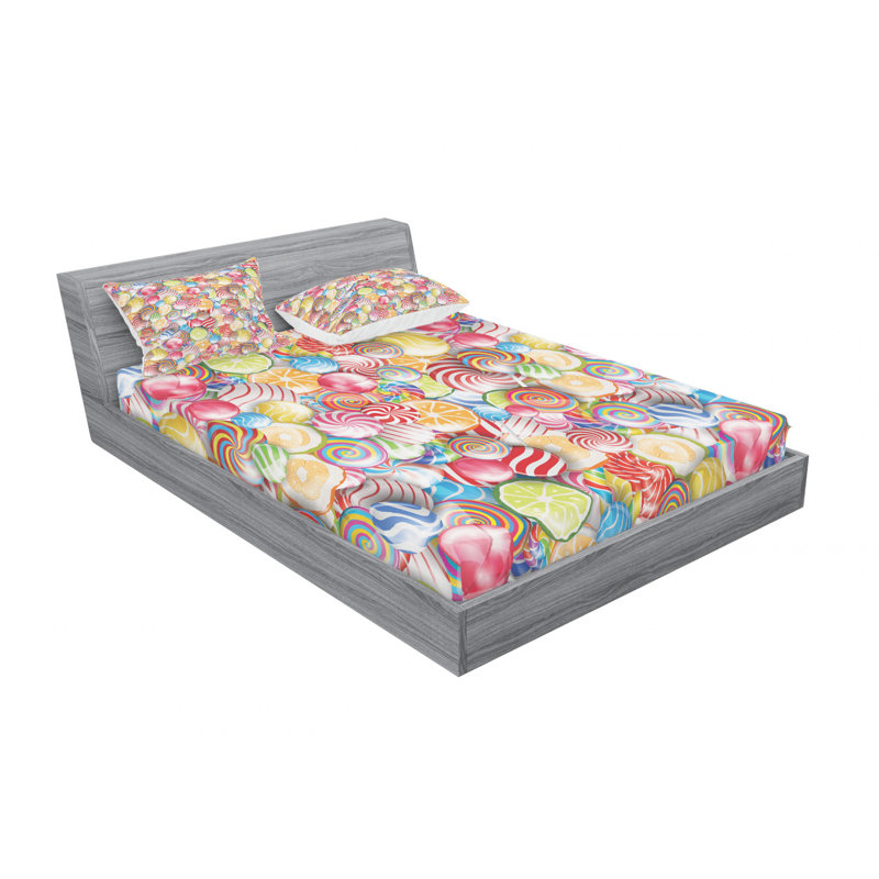 Microfiber Sheet Set, Full Sheet Set with Fitted Sheet
