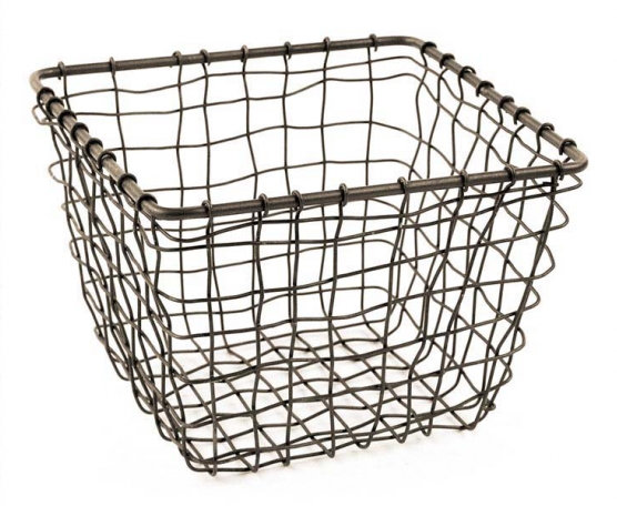 Rebrilliant Ivanka Decorative Basket, 5" H x 7" W x 7" D
