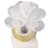Oakden Elegant Floral Marble Statue For Home Decor - Modern Decorations For Living Room Accent - Decorative Sculpture Object For Office Or Bookshelf Decor-856652630