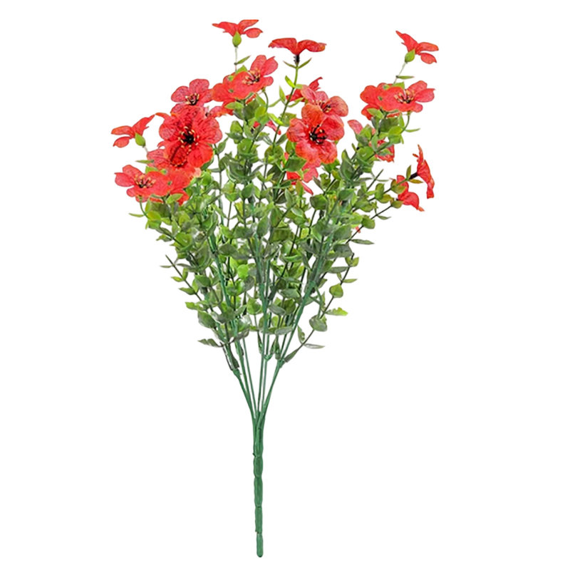  Fleurs artificielles artificielles pour la décoration intérieure Fleurs artificielles pour la décoration de patio extérieur 2 pièces