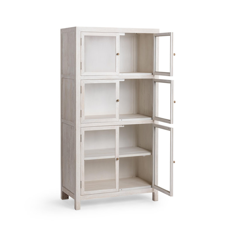 Hera Mango Wood Display Cabinet