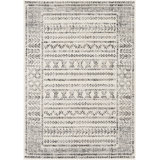 Alza Southwestern Gray/Black/Ivory Area Rug