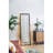 23" X 72" Full Length Mirror With Metal Beaded Frame, Rectangular Oversized Mirror For Living Room Bedroom, Black