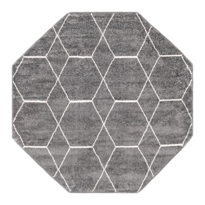 Tapis gris foncé Debrodie