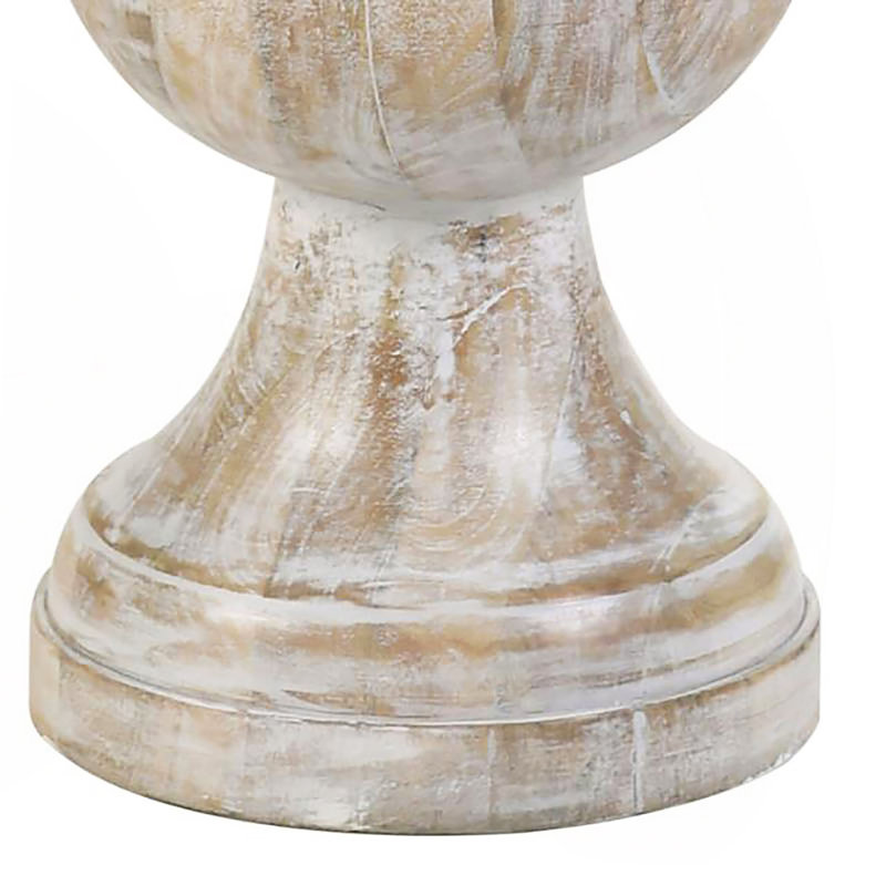Pedestal Accent Table, Ivory