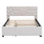 Lit plateforme tapissier avec lit gigogne-121066526