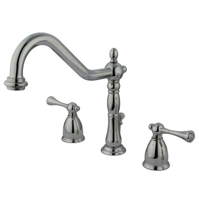 Robinet de salle de bain espacé avec ensemble de drain Elizabeth