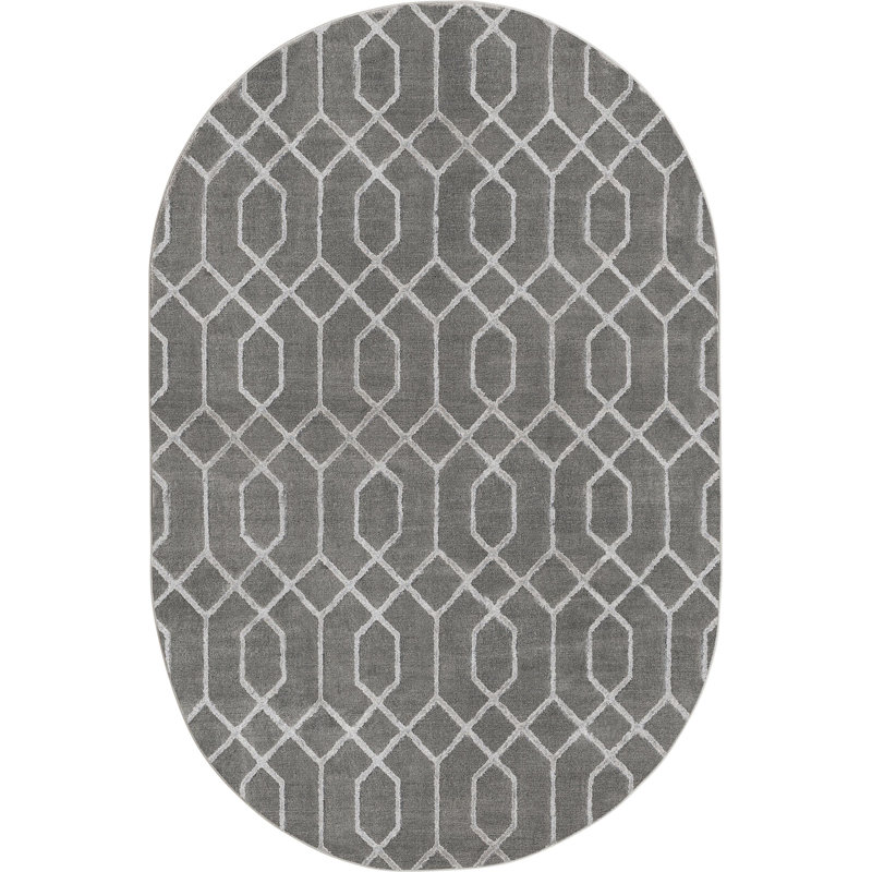 Tapis contemporain Corando, Ovale 5 pi 3 po x 8 pi