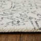 Rectangle Armando Oriental Handmade Tufted Wool/Cotton Area Rug in Charcoal Gray