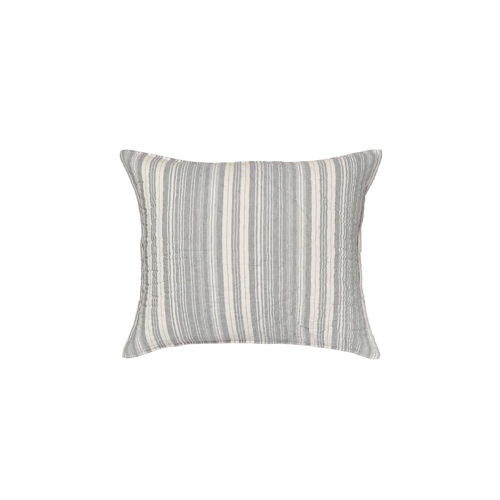 Aden Arcely Linen Sham / Color:Gray, Standard