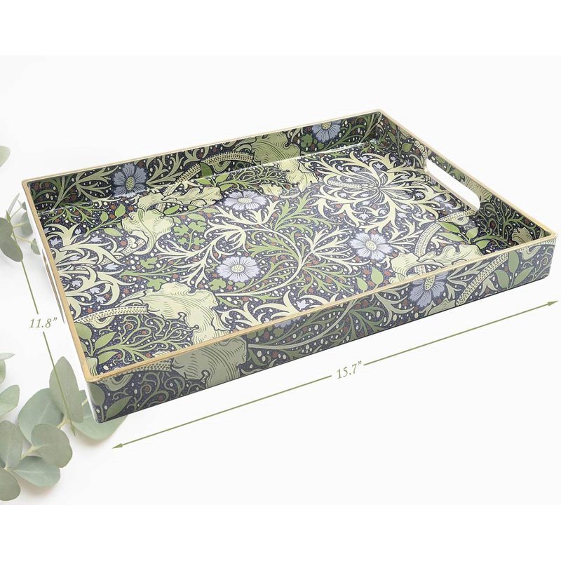 Plastic Serving Tray With Handles