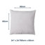 White Square Throw Pillow Insert Cushion Pad-123529546