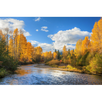 Snoqualmie River par David Johnson - photographie sur toile tendue