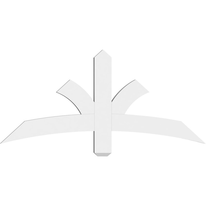 Support pour pignon Davenport, H 22 po x l 48 po (pas: 11/12), P 2 po x F 4 po, PVC