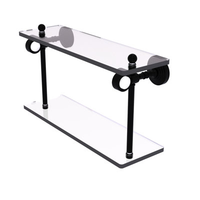 Jarrell 2 Piece Glass Tiered Shelf