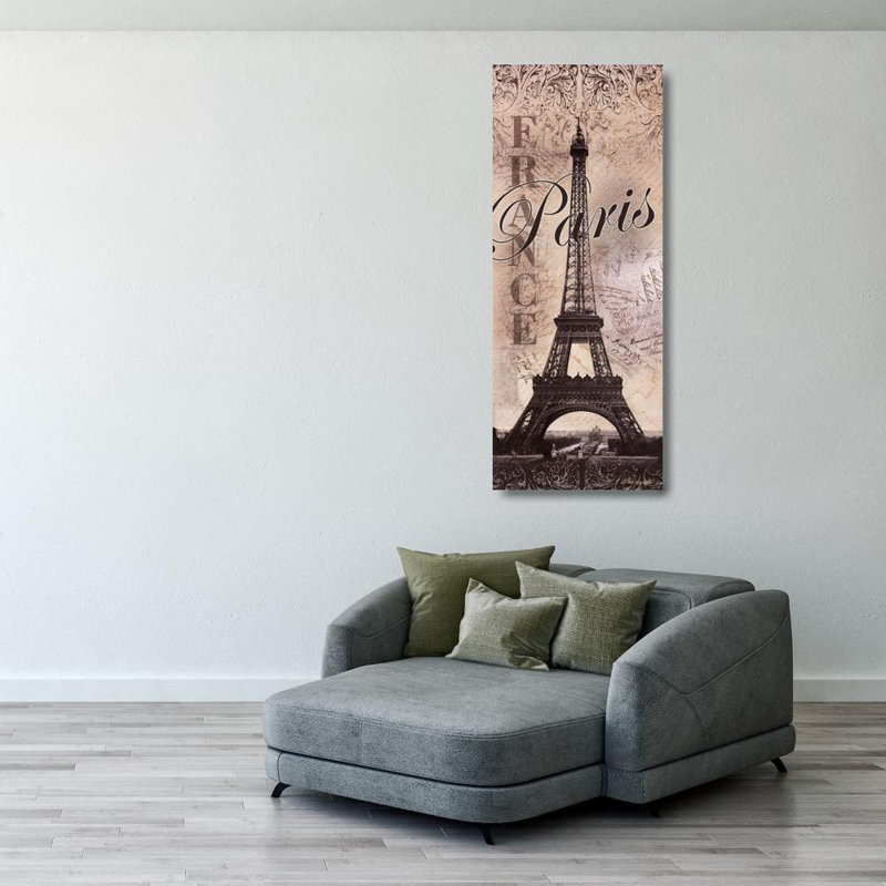 Eiffel Tower, 40" H x 16" W