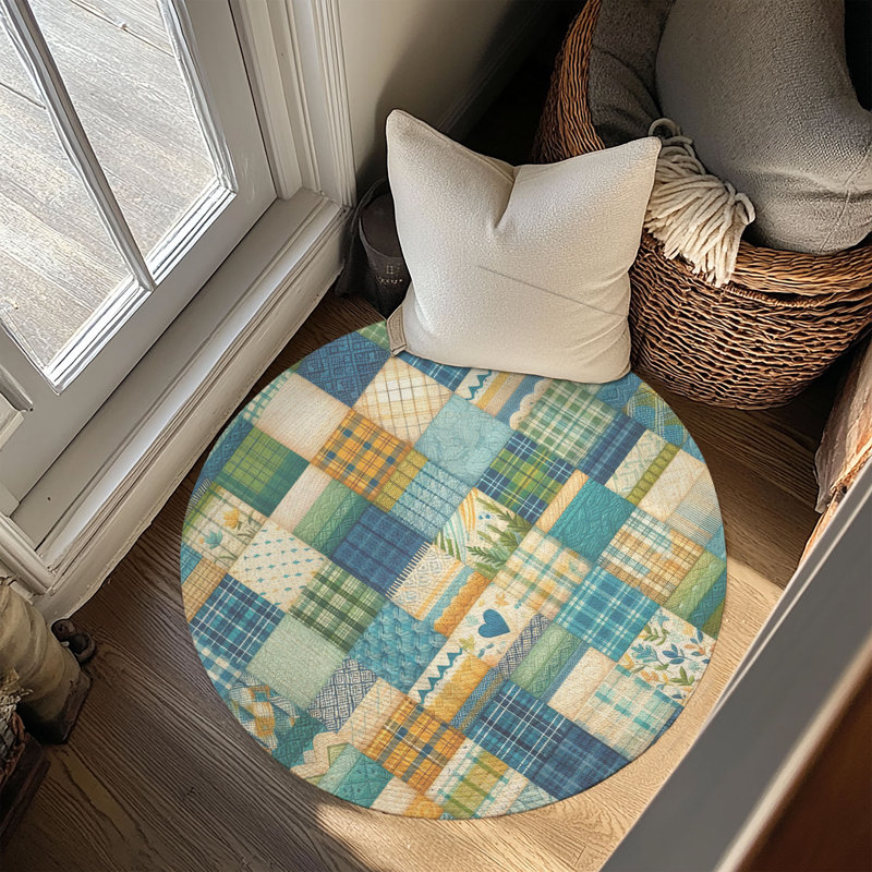Tapis tressé Traditional, Rond 5 pi