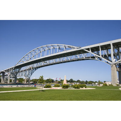 Blue Water Bridge - Photographie sur toile tendue