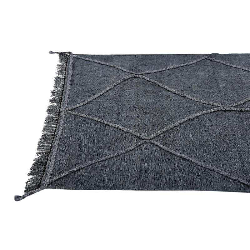 Tapis bleu Parrett