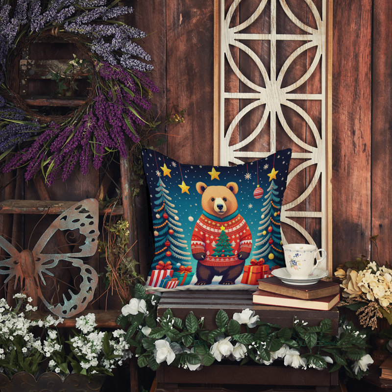  Coussin décoratif intérieur / extérieur en polyester Autre / Sans motif, 18 po x 18 po