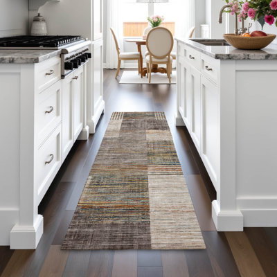 Machine Washable Indoor/Outdoor Meredith ACN2149 Geometric Rug