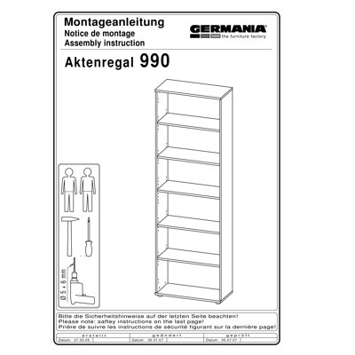 Riding 215cm H x 70cm W Standard Bookcase