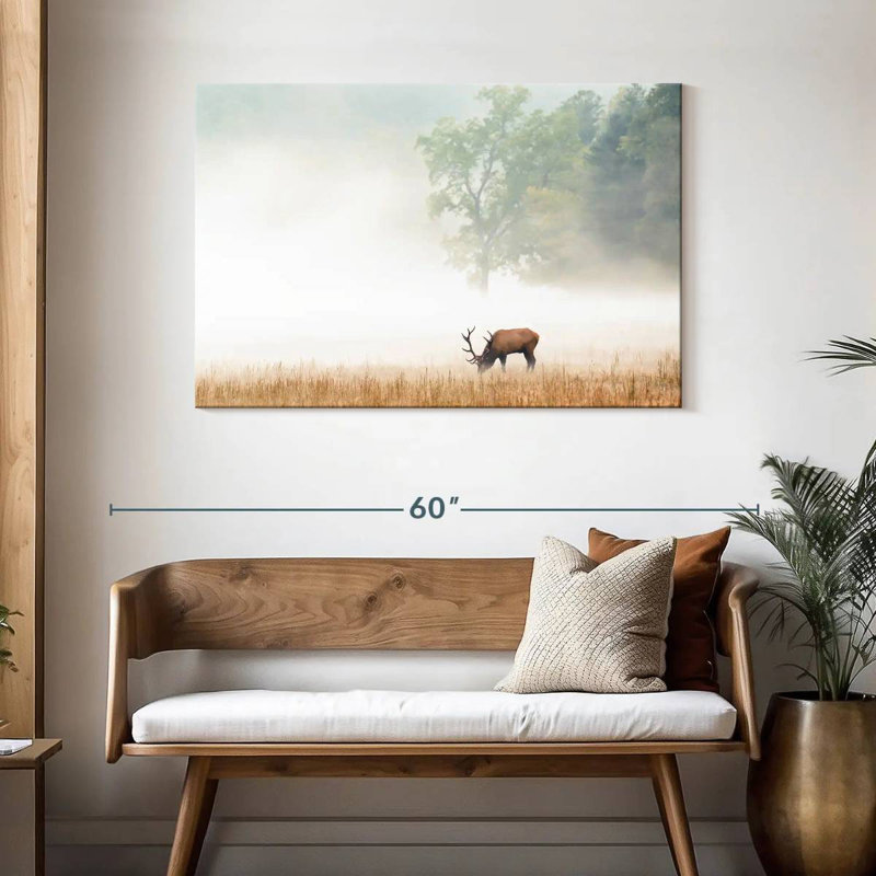 Cataloochee Elk, 30" H x 45" W