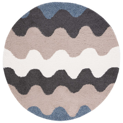 Calico Shag Performance Abstract Rug