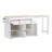 Kitchen Island With Extendable Dining Table, Rolling Kitchen Island On Wheels With Spice Rack And 2 Drawers, 4 Door Cabinet, For Kitchen, Dining Room-2130562811