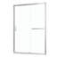 Cabine de douche moderne l 48 po x H 72 po, finition H, quincaillerie-125665498