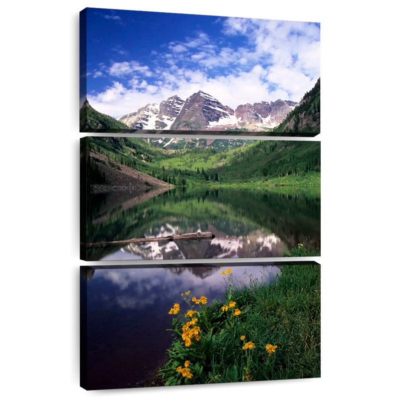 Alvord Exploring The Maroon Bells, 32" H x 20" W