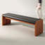 Banc rembourré en bois massif noir-1552097449-1552097447