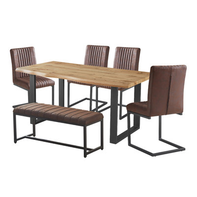 Abinadi 6 - Person Dining Set