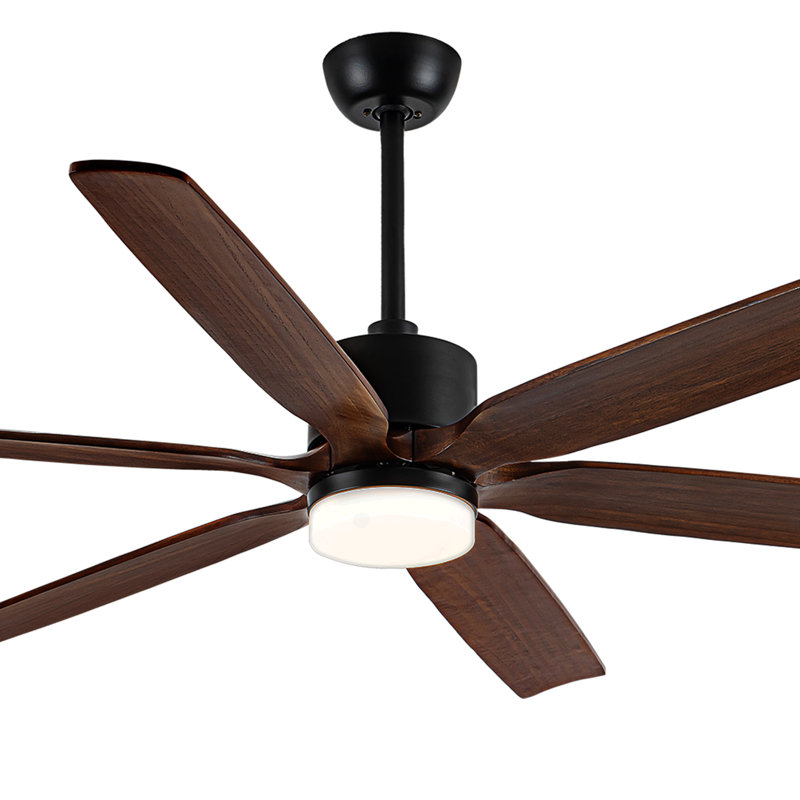 Lenecka Ceiling Fan with LED Lights, 72"