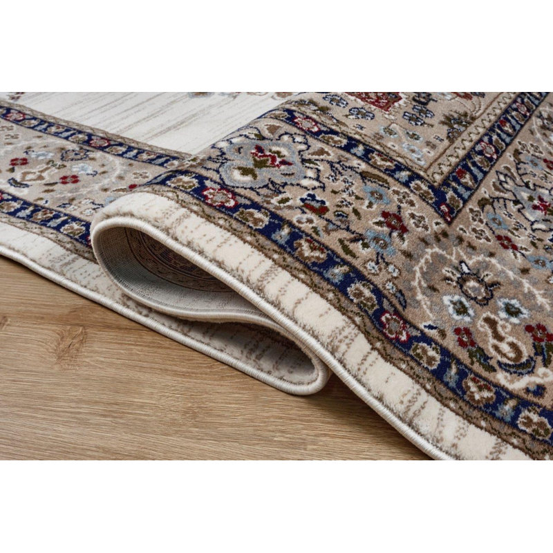 Sutphin Collection Medallion Transitional Area Rug, Cream, Rectangle 10' x 14'