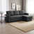 Dark Gray Linen