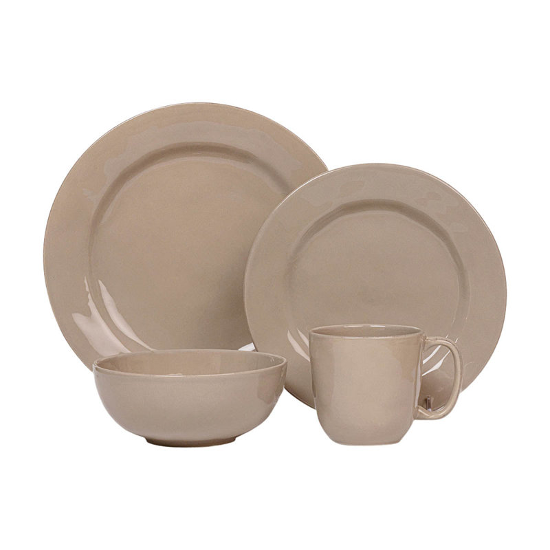 Puro 4 - Piece Place Setting, Taupe