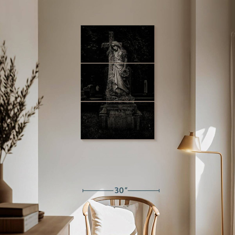 Hitzel Tombstone Shadow I, 57" H x 36" W