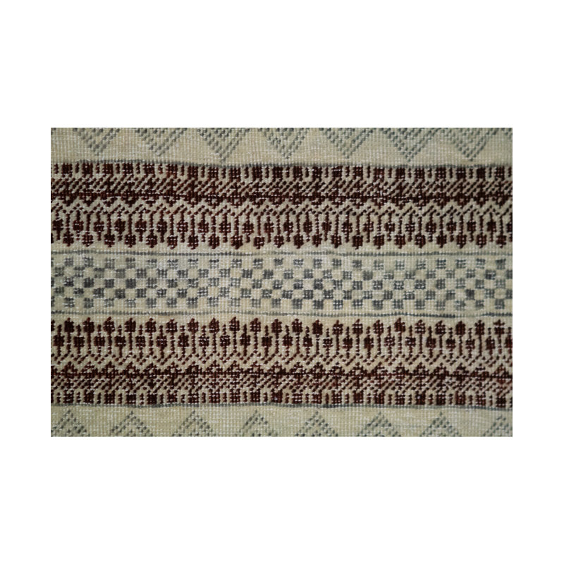 Wool Striped Area Rug