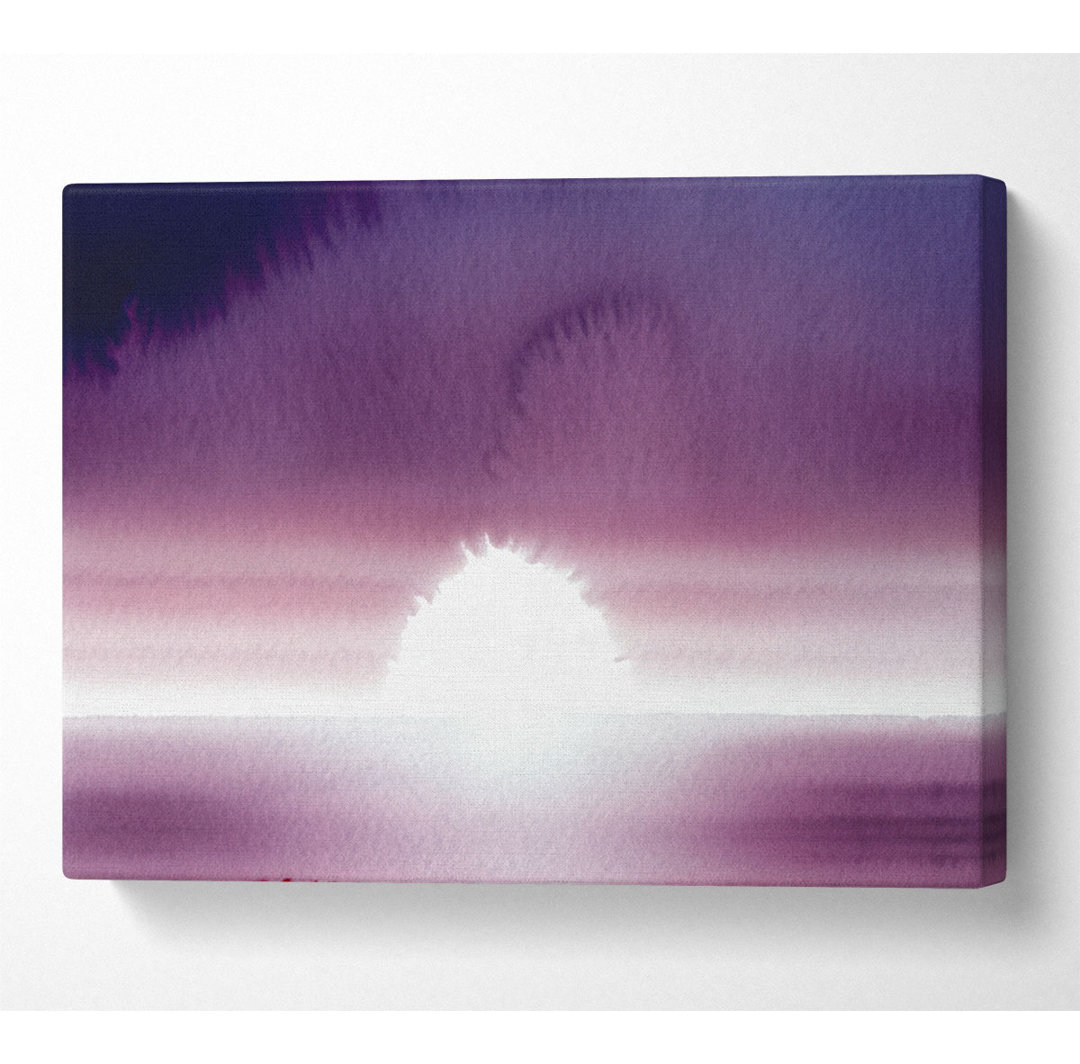 Kunstdrucke Abstract Sun Lilac