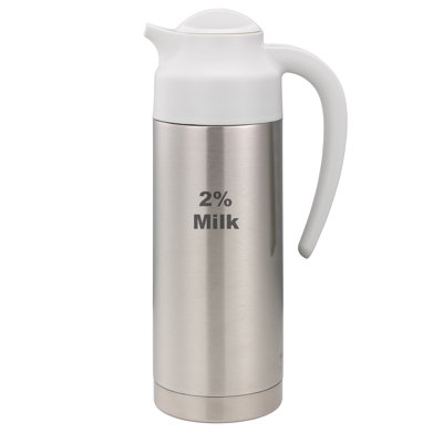Carafe à crème en acier inoxydable 4,2 tasses