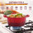Wilmall 6 qt. Non-Stick Cast Iron and Enamelware Round Dutch Oven with Lid
