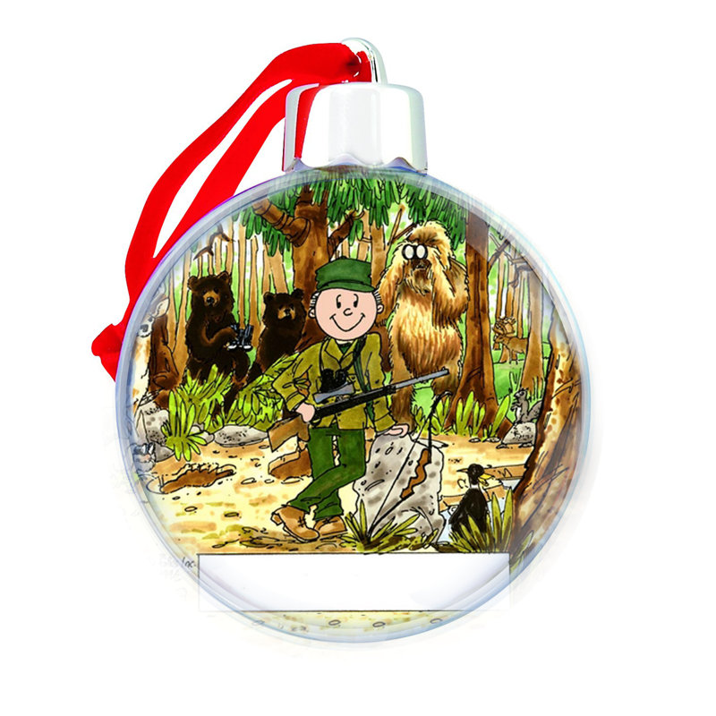 Ornement d'ampoule de Noël mâle personnalisé, Oui