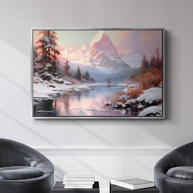 Vintage Landscape -DCCCXXI Framed Gallery Wrapped Canvas, H 17 po x l 25 po