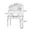 Bureau blanc rectangulaire en bois massif-646468912-646468914